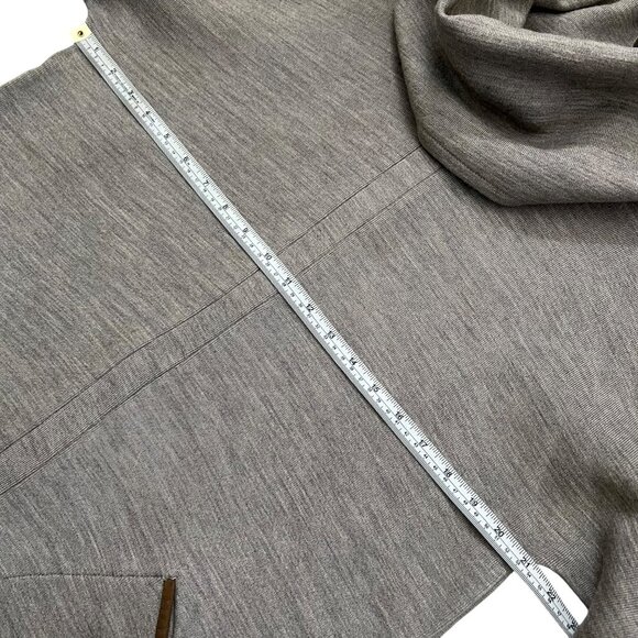 Soft Surroundings Cotswold Wool Blend Cowl Neck Pullover Tunic Sweater Gray S - Picture 10 of 11